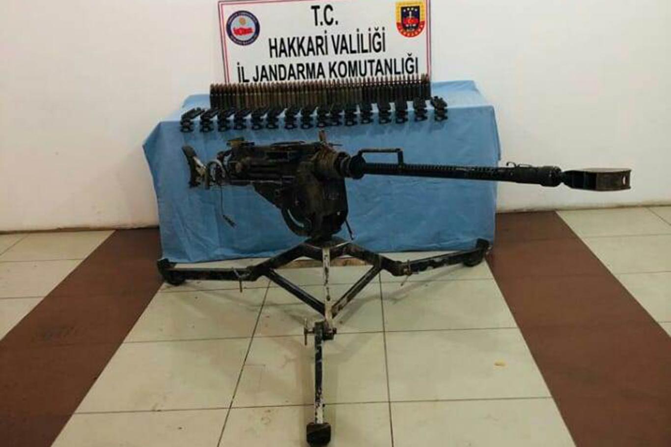 PKK'ye ait Doçka silah ve mühimmat ele geçirildi